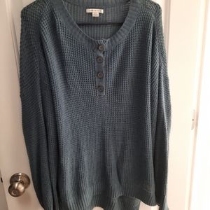 Waffle Henley long sleeve shirt